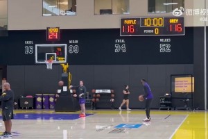 老詹本賽季首次參加了球隊(duì)完整合練，最快將于明天復(fù)出！