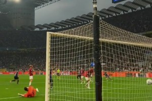 預(yù)熱米蘭德比！國(guó)米官推：小圖拉姆這腳堪稱理論上的十分角??