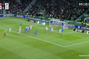 又是舊將！阿爾瓦羅晃開防守后推死角，皇馬再次落后