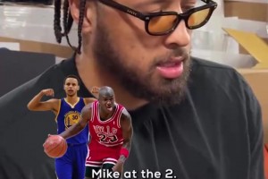 預(yù)計戰(zhàn)績77勝5負！CC評歷史最強陣容：庫里喬丹科比詹姆斯鯊魚！