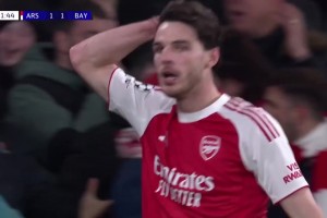 全能中場！賴斯左路長驅(qū)直入打門被諾伊爾撲出！