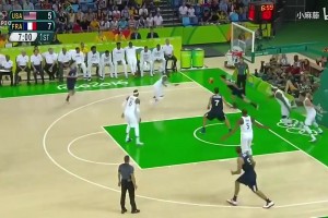 面無表情的投籃機器！奧運名場面：克萊無解三分轟死法國男籃！