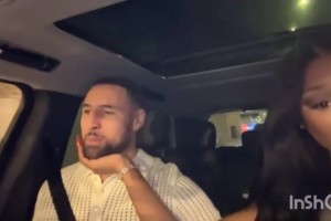 真甜蜜！克萊賽后載性感女友，開心表示：我寶貝幫我挑的衣服??