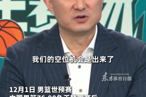 杜鋒：上半場三分11中0，機(jī)會(huì)都出來了，男籃球員們手都太緊了