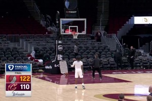 加蘭賽后三分加練，這慶祝動作太喜感了