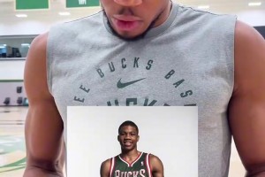 真的舍得離開嗎？字母哥此前回看自己新秀照片！變身魔鬼筋肉人！