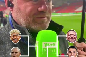 大羅力壓梅西和內(nèi)馬爾！魯尼：大羅是有史以來最好的金童！