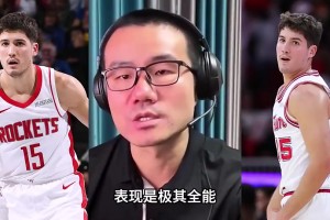 徐靜雨此前盛贊謝潑德：極其全能，有攻有防！比里夫斯更有潛力