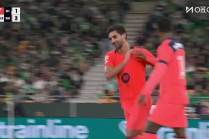 半場(chǎng)上演帽子戲法！費(fèi)蘭弧頂遠(yuǎn)射折射變線入網(wǎng)！巴薩4-1貝蒂斯！