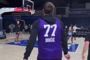 盧卡·東契奇回到湖人隊，在費城參加投籃訓練！